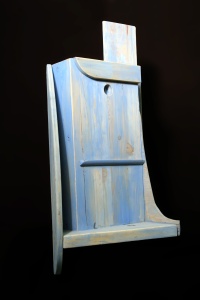 A wooden sculpture by Veronica